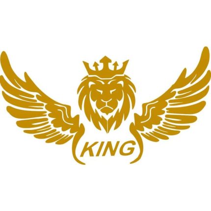 برچسب بدنه خودرو مهدیار طرح بال طلایی کوچک کد SM200