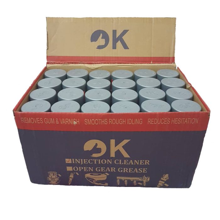 اسپری انژکتور شوی خودرو اوکی مدل LB 1000 حجم 450 میلی لیتر بسته 24 عددی