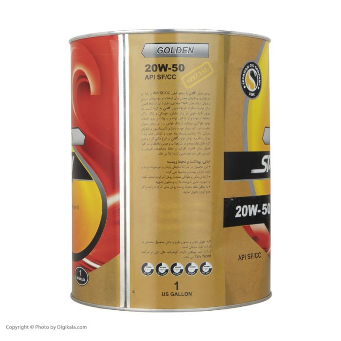 روغن موتور اسپیدی مدل Golden 20w_50 حجم 1 لیتر