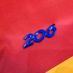 آرم عقب خودرو مدل ABI مناسب برای پژو 206 مجموعه 3 عددی
