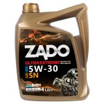 روغن موتور خودرو زادو مدل ULTRA EXTREME کد SAE 5W30-SN حجم 4 لیتر