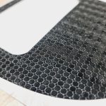 برچسب قاب چراغ سقفی خودرو کد 10808F مناسب برای پژو 207 بسته 5 عددی