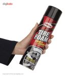 اسپری تمیز کننده و براق کننده لاستیک خودرو گل پخش حجم 650 میلی‌لیتری
