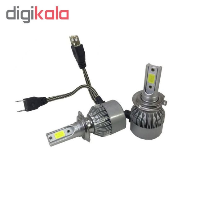 لامپ هدلایت خودرو مدل C9H4 بسته دو عددی