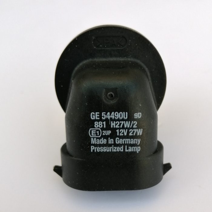 لامپ خودرو جنرال الکتریک مدل 881 H27W/2 12V 27W