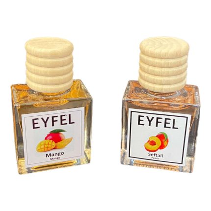 خوشبوکننده هوا خودرو ایفل  کد Mango-Peach حجم 10 میلی لیتر بسته 2 عددی