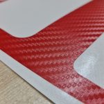 برچسب قاب چراغ سقفی خودرو کد 10791B مناسب برای سمند سورن