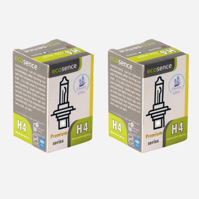 لامپ خودرو اکوسنس مدل H4 12V/55W/60W بسته دو عددی