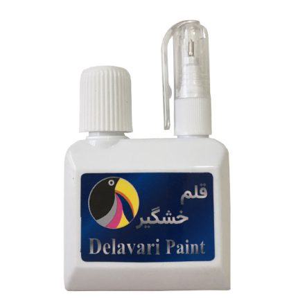 قلم خشگیر بدنه خودرو دلاوری رنگ نقره ای کد 67902 حجم 54 میلی لیتر