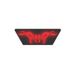 آرم  شیشه عقب خودرو طرح شعله آتش مدل چراغدار LED R