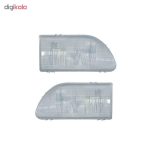 طلق چراغ جلو چپ کد B12254 مناسب برای پراید