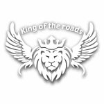 برچسب بدنه خودرو ماتریسیو طرح شیر King of the roads کد M95