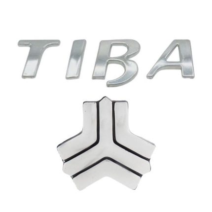 آرم صندوق عقب خودرو قطعه سازان کبیر مدل ARM-TIBA-505 مناسب برای تیبا مجموعه 2 عددی