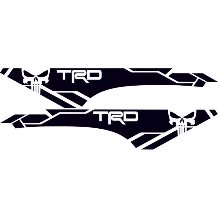 برچسب خودرو طرح TRD آفرود