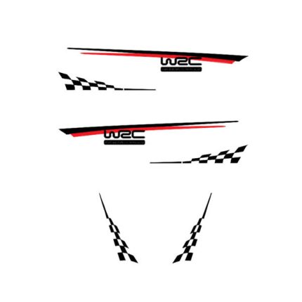 برچسب بدنه خودرو طرح WRC کد SL11340 مجموعه 6عددی