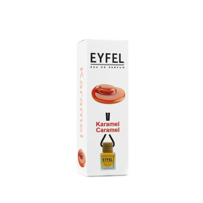 خوشبوکننده هوا خودرو ایفل مدل انبه و کارامل کد Mango-Caramelحجم 10 میلی لیتر بسته 2 عددی
