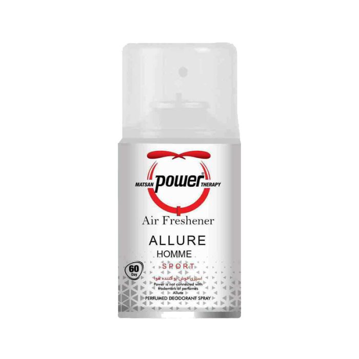 اسپری خوشبو کننده خودرو پاور مدل allure homme حجم 260 میلی لیتر