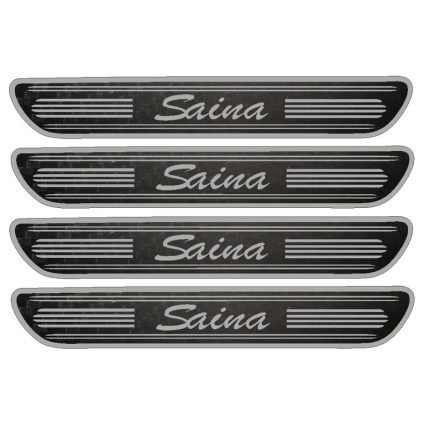 برچسب پارکابی خودرو مهدیار مدل کربن کد sp117 مناسب برای ساینا بسته 4 عددی
