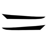 برچسب ابرویی چراغ جلو خودرو کوکلان مدل ahk12 مناسب برای پژو 206 بسته دو عددی
