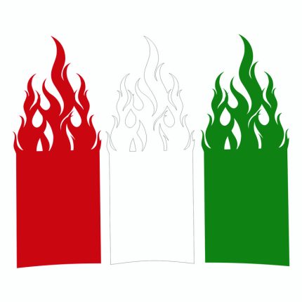 برچسب بدنه خودرو طرح پرچم ایران مدل G 3 بسته 3 عددی
