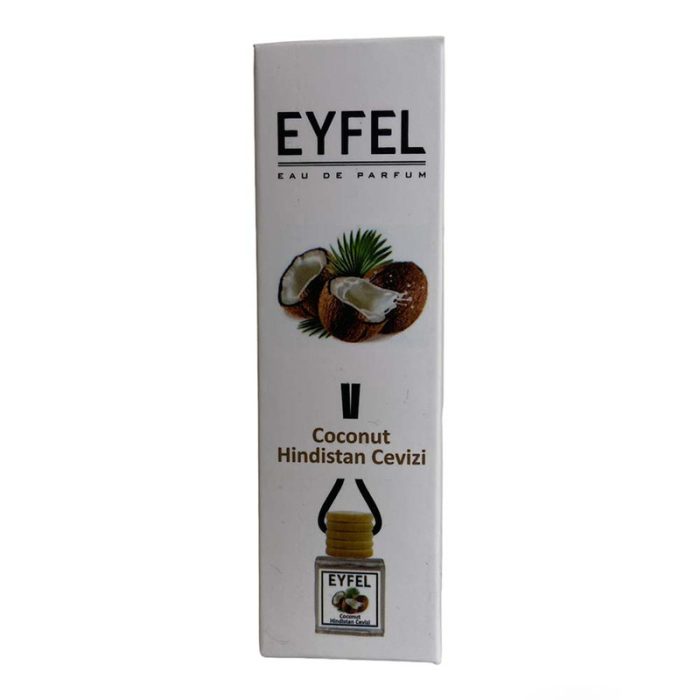 خوشبوکننده هوا خودرو ایفل مدل طالبی و نارگیل و کول واتر حجم 10 میلی‌ لیتر بسته 3 عددی