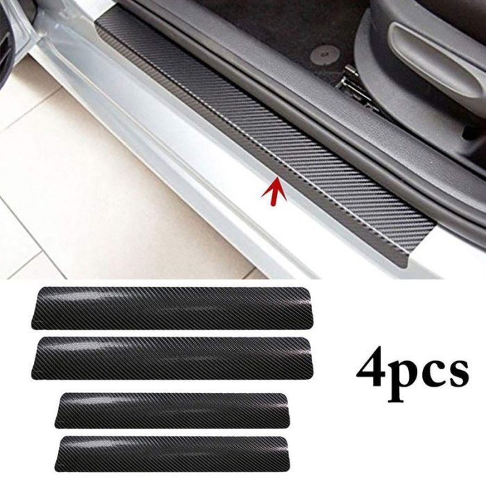 برچسب بدنه خودرو طرح پارکابی کربن کد SP155 مناسب برای رانا پلاس بسته 4 عددی