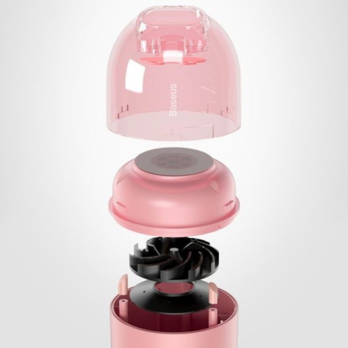جارو شارژی خودرو باسئوس مدل CRXCQC2-04 Pink