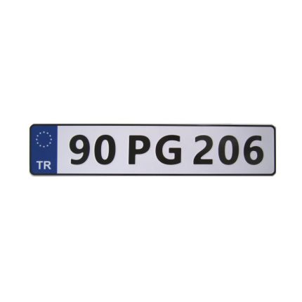 پلاک خودرو طرح PG کد 90