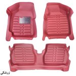کفپوش پنج بعدی خودرو مدل ECCO مناسب برای کوییک به همراه کفپوش صندوق خودرو