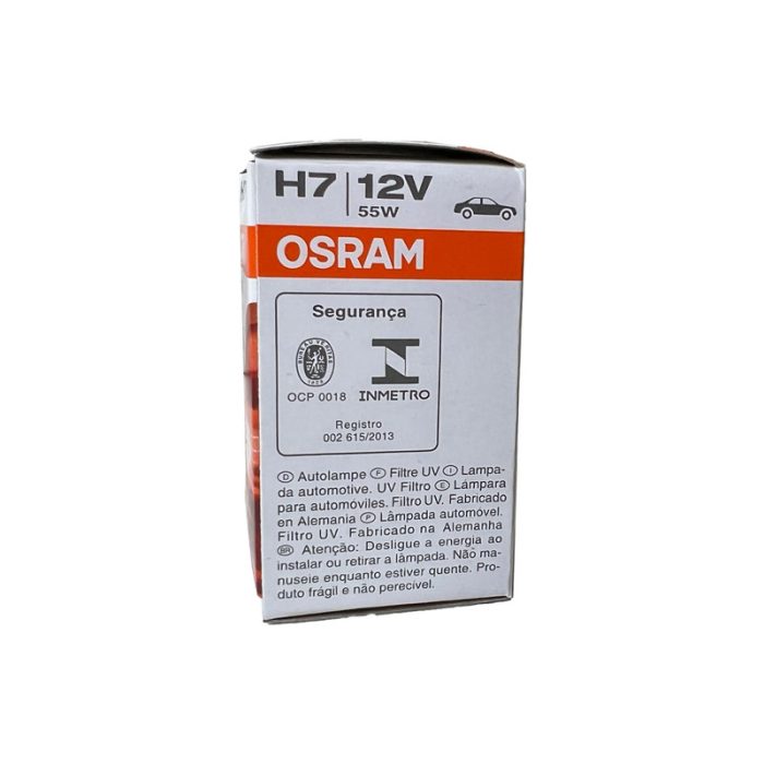 لامپ هالوژن خودرو اسرام مدل H7 12V 55W بسته دو عددی