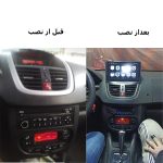 پخش کننده تصویری خودرو اینفینیتی کدA108 مناسب برای پژو207