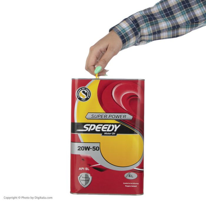 روغن موتور اسپیدی مدل Super Power 20W-50 حجم 4 لیتر