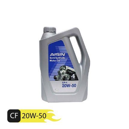 روغن موتور خودرو آیسین مدل 20W-50 CF -4 ظرفیت 4000 میلی لیتر
