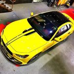 برچسب بدنه خودرو اسپرت غدیر طرح پرچم HOOD CAR IRکد 07 بسته دو عددی