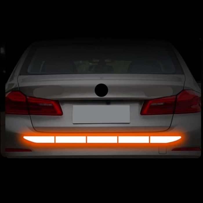 برچسب شبرنگ سپر عقب خودرو رفلکتر کد B5B7Y