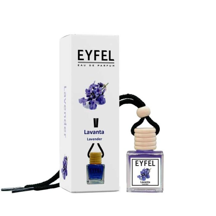 خوشبوکننده هوا خودرو ایفل مدل انبه و شاتوت و لوندر کد Mango-Blackberry-Lavender حجم 10 میلی لیتر بسته 3 عددی