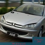 برچسب ابرویی چراغ جلو خودرو کوکلان مدل ahk12 مناسب برای پژو 206 بسته دو عددی