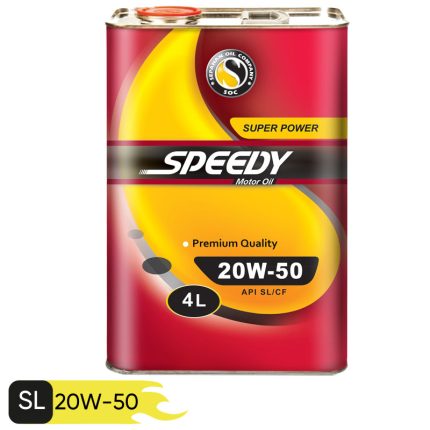 روغن موتور خودرو اسپیدی مدل Super Power 20W-50 حجم 4 لیتر