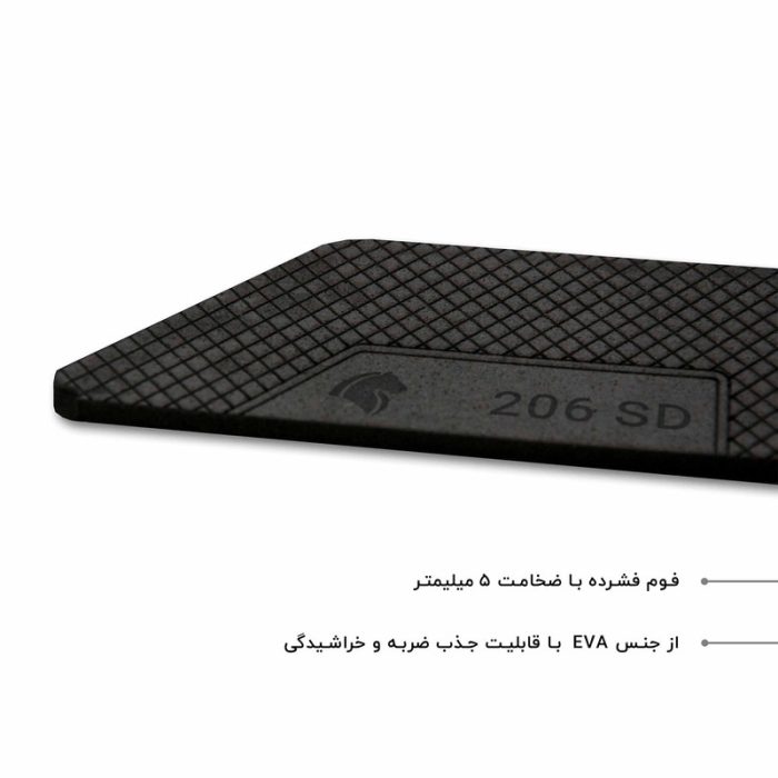 ضربه گیر سپر خودرو کد CB-206 SD مناسب برای ایرانخودرو 206 SD مجموعه 2 عددی