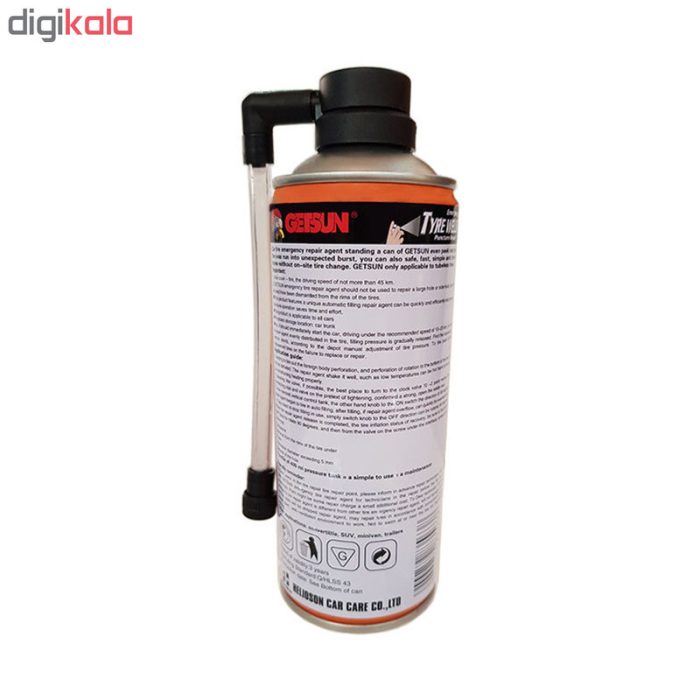 اسپری رفع پنچری لاستیک گتسان مدل G-1116B حجم 450 میلی لیتر