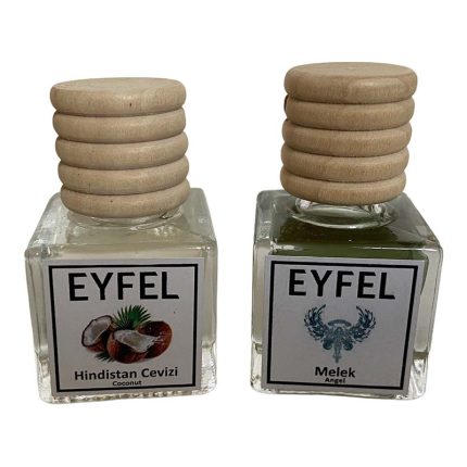 خوشبوکننده هوا خودرو ایفل مدل نارگیل و آنجل کد Coconut-Angel حجم 10 میلی لیتر بسته 2 عددی