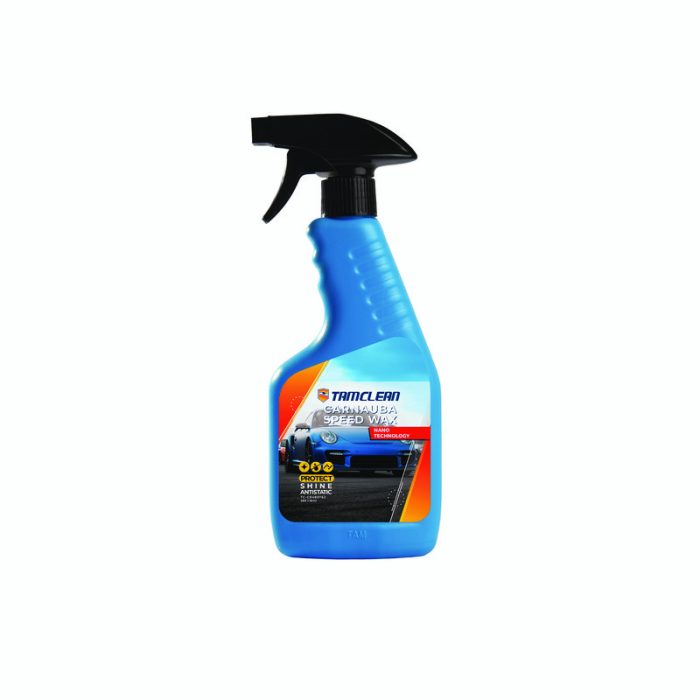 اسپری واکس فوری بدنه خودرو تام کلین مدل TC-CB480Y62 حجم 480 میلی لیتر