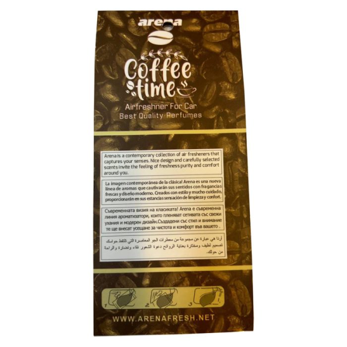 خوشبوکننده هوا خودرو آرنا مدل marsh caffee