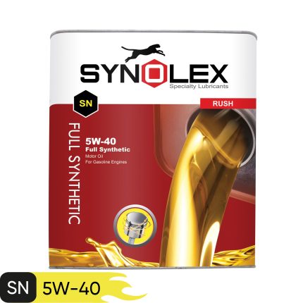 روغن موتور خودرو سینولکس مدل راش 5W-40 SN ظرفیت 5 لیتر