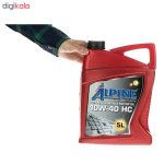 روغن موتور آلپاین مدل HC 10W-40 SN حجم 5 لیتر