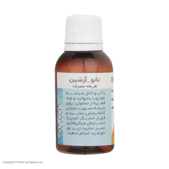 محلول نانو آبگریز ضد لک و ضد خش بدنه و شیشه خودرو آرشین مدل T1_T2 حجم 30 میلی لیتر بسته دو عددی