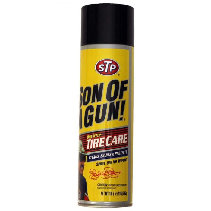 اسپری تمیز کننده لاستیک خودرو اس تی پی کد stp3 حجم 650 میلی لیتر بسته 2 عددی
