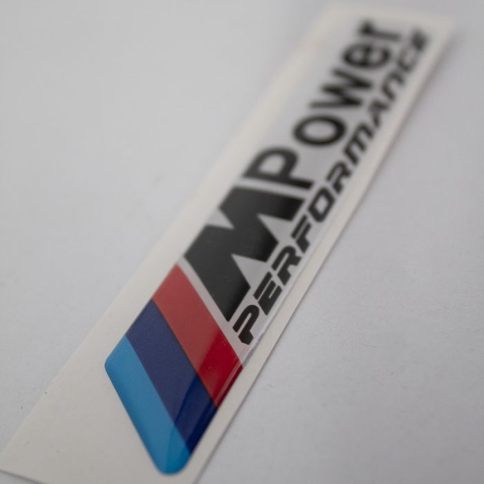 برچسب خودرو مدل ژله ای کد M-Power-W