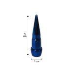 سر والف لاستیک خودرو طرح فشنگ کد BLU100 مجموعه 4 عددی