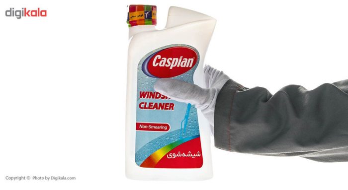 محلول شیشه شوی خودرو کاسپین مدل Non-Smearing حجم 1 لیتر